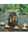 bougies citronnelle avec seau décoratif